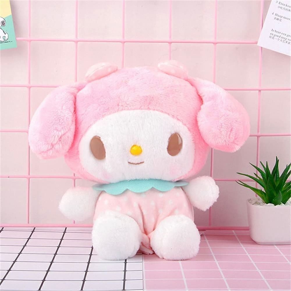 8 Inch Cute My Melody Plush Toys, Strawberry Stuffed Animal Pillow Doll